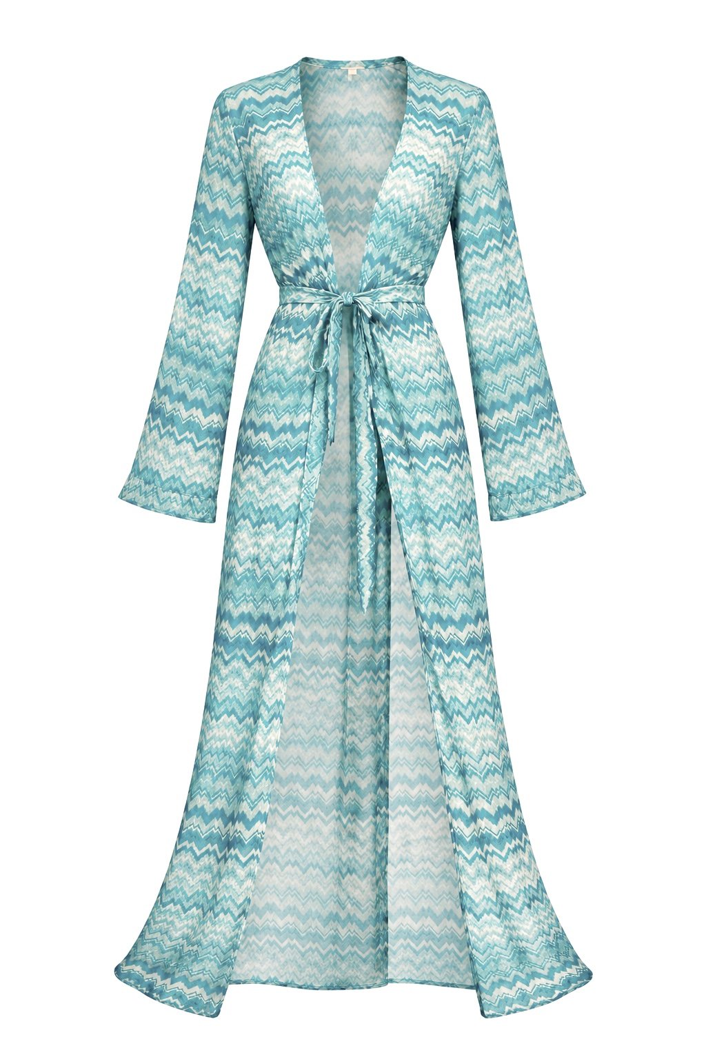 Emerald shiny kimono