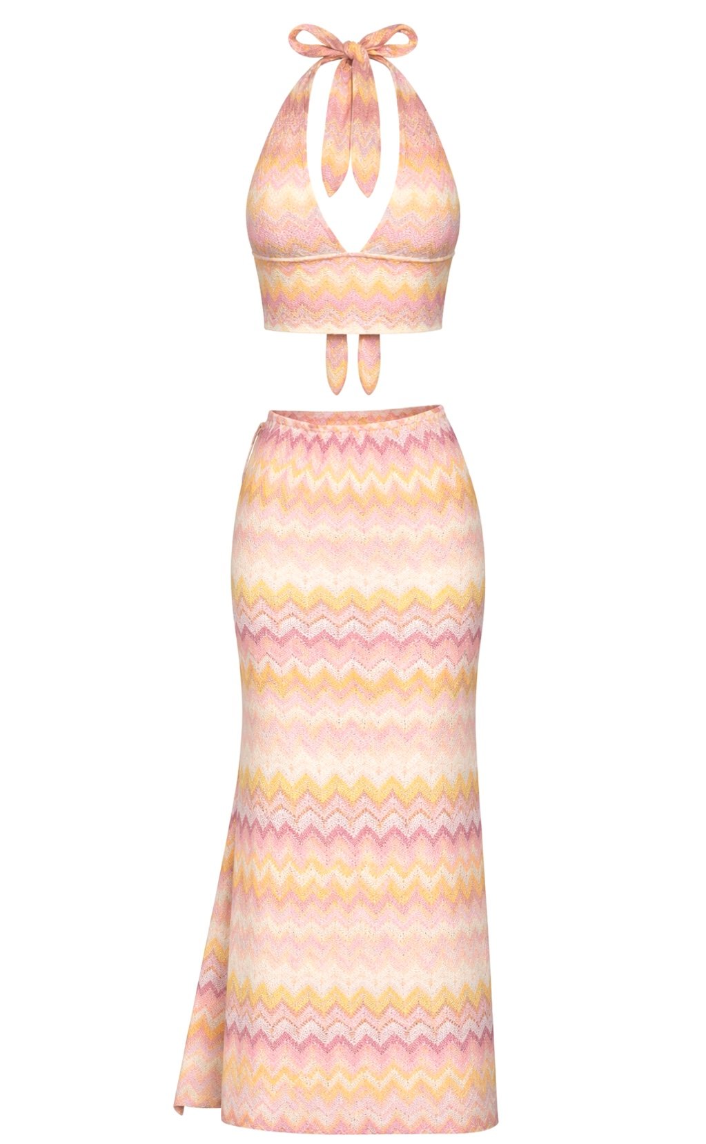 Nude skirt set