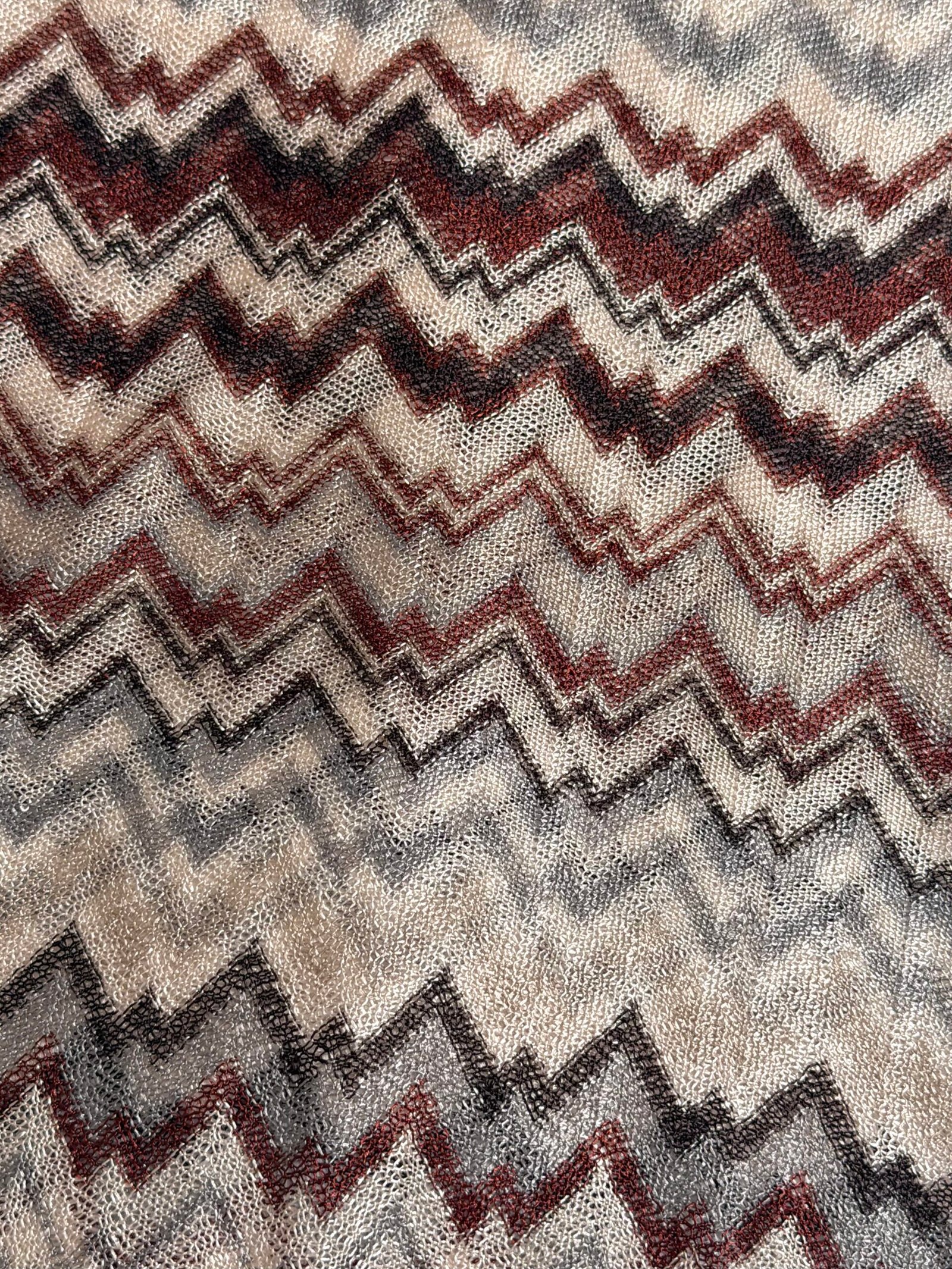 Brown shiny scarf